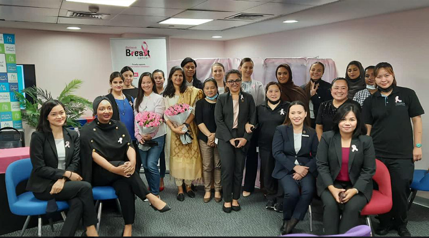 Breast Cancer Awareness Event was conducted today at Address Hotel, Downtown Dubai
